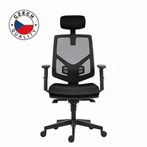 Powerton Ergonomischer Bürostuhl Tina, Schwarz